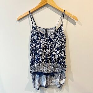 Bjewel Floral & Chevron Tank Top